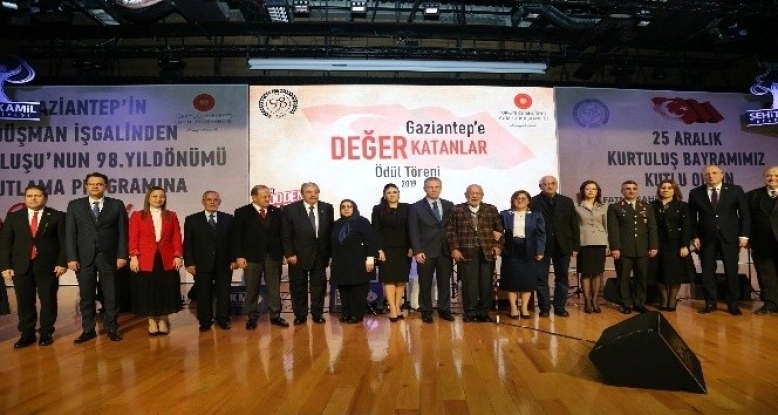 Gaziantep'e değer katanlar ödüllendirildi