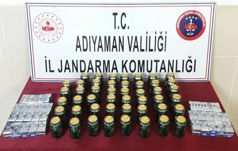 Adıyaman’da kaçak içki ele geçirildi