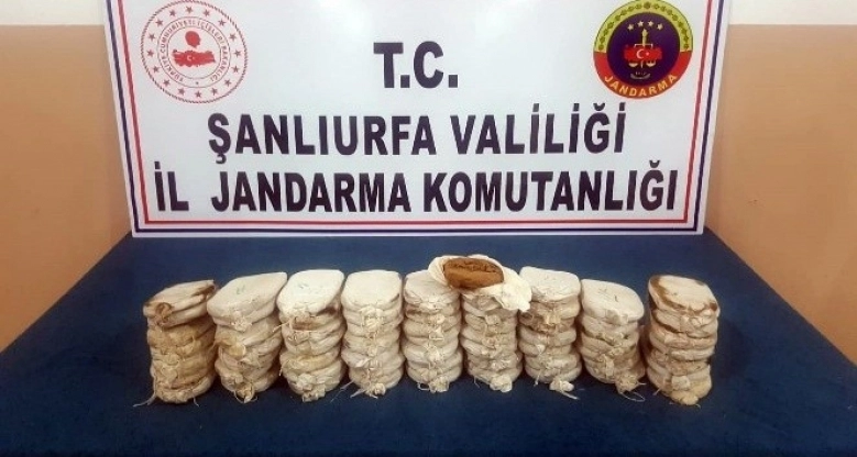 Şanlıurfa'da 10 kilo uyuşturucu madde ele geçirildi