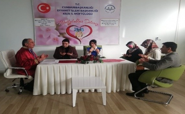 Kilis Müftülüğünde ilk resmi nikah kıyıldı   