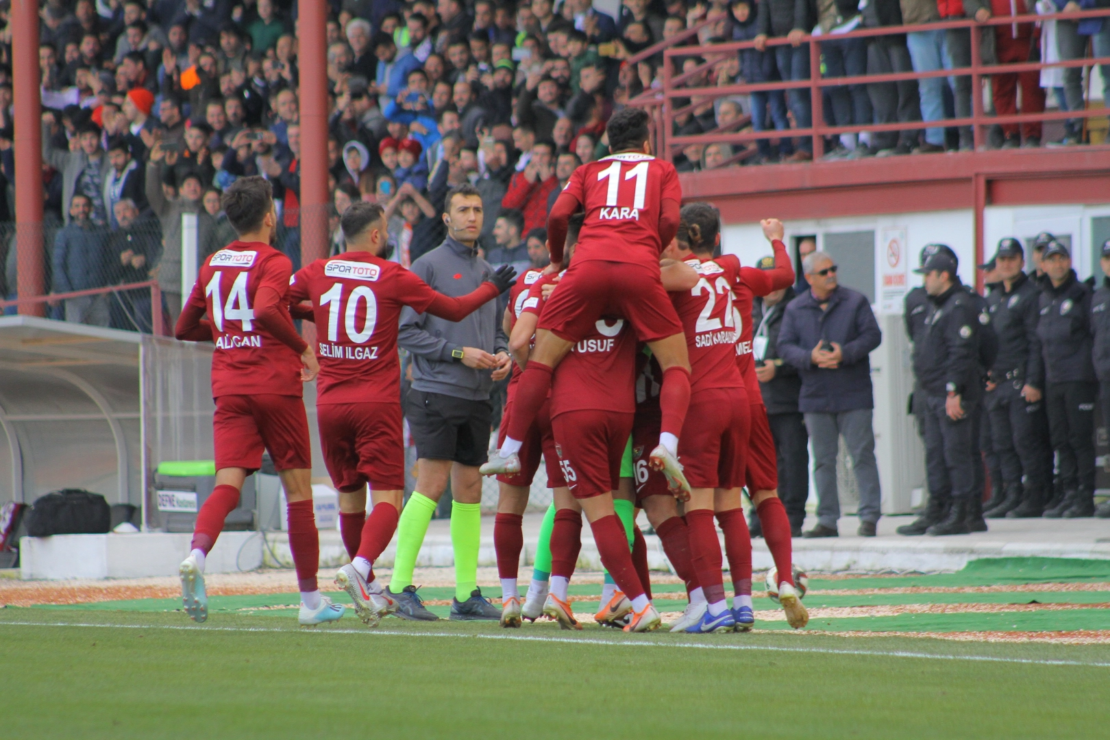 TFF 1. Lig Hatayspor: 2  Menemenspor: 0