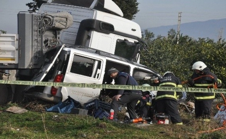 Hatay'da trafik kazası: 1 ölü, 1 yaralı