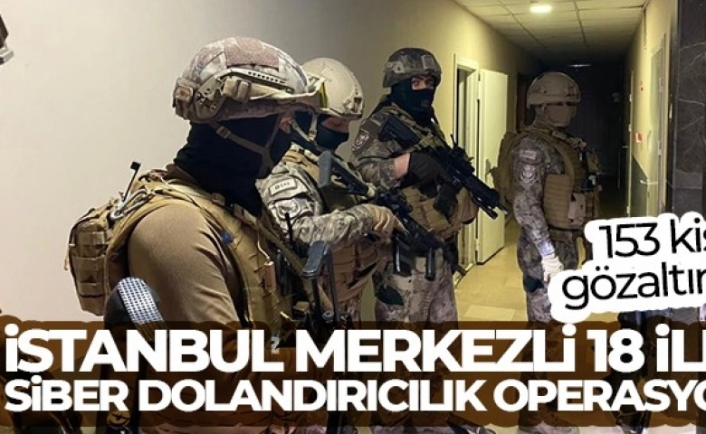 Siber dolandırıcılık operasyonu: 132 gözaltı