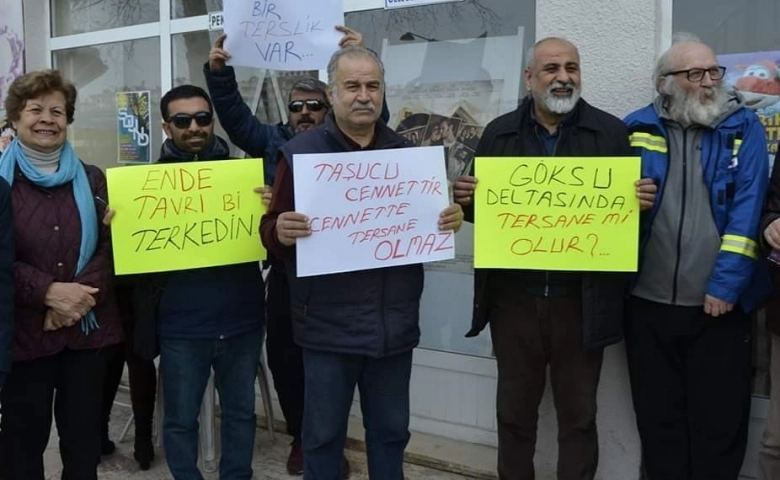 Mersin Taşucu’na Tersane yapımına tepkiler sürüyor