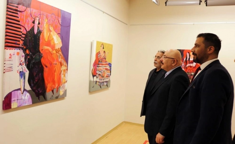 Ressam Güler Genç Erol SANKO Sanat Galerisi’nde sergi açtı