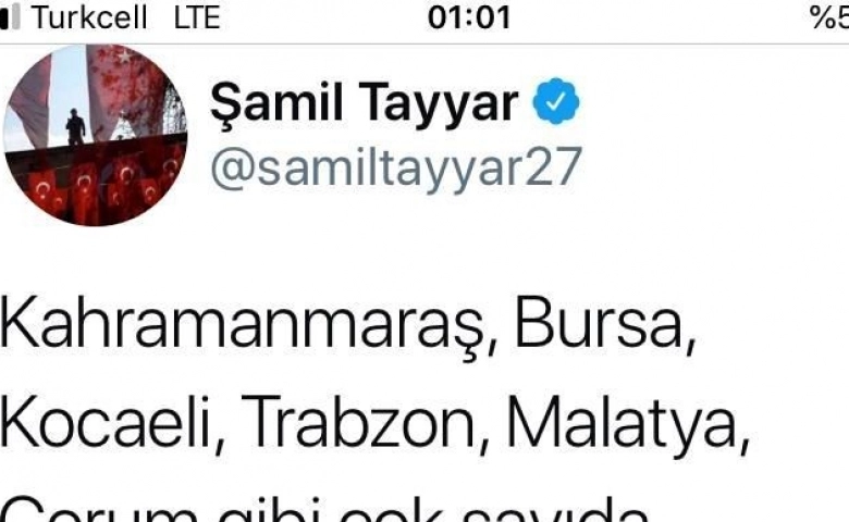 Eski Millet Vekili Tayyar Gaziantep Teneffüs jestinde sınıfta kaldı