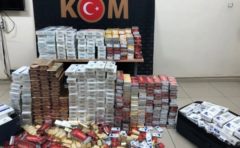 Gaziantep'te 6 bin 100 paket kaçak sigara ele geçirildi