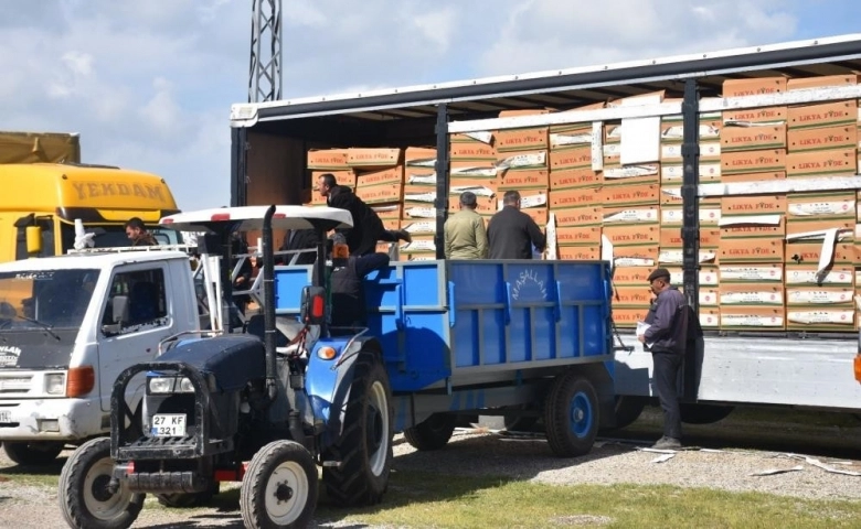 Şahinbey belediyesinin Çiftçilere verdiği fide desteği 33 milyonu buldu