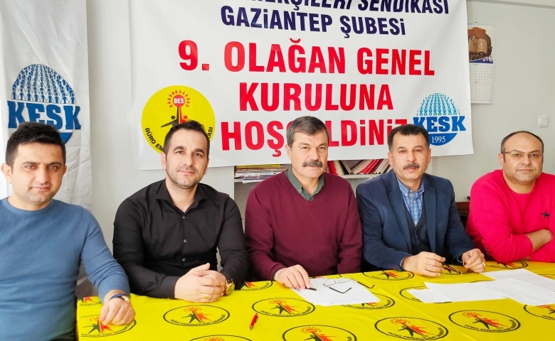 BES Gaziantep Şube çağrı yaptı; Zorunlu olmayan hizmetler durdurulsun