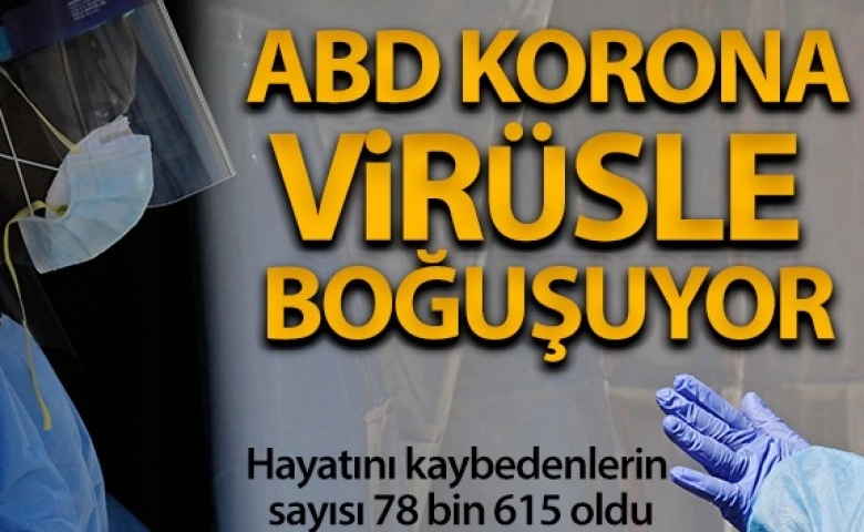 ABD'de korona virüs bilançosu: