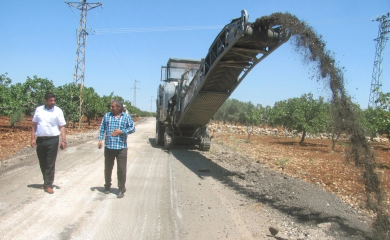 Araban’da bozulan yol çalışmalarına başlandı