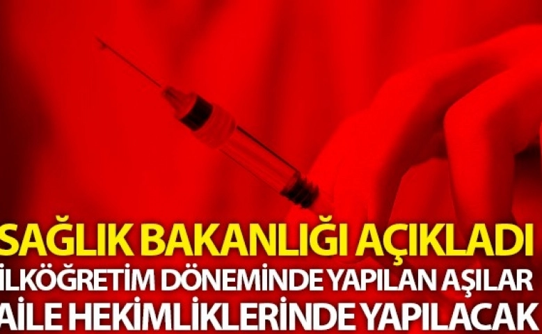 Sağlık Bakanlığı aşılama takviminde değişiklik yaptı