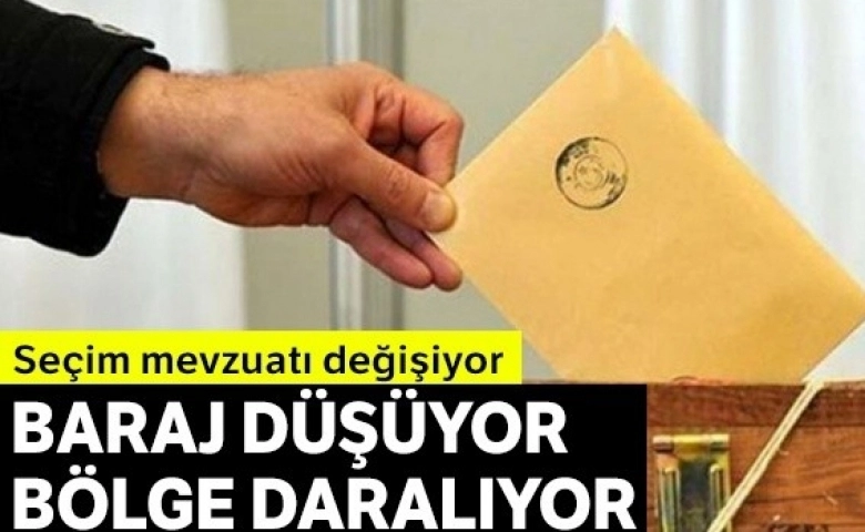 Hükümet seçim barajını düşürmek için düğmeye bastı