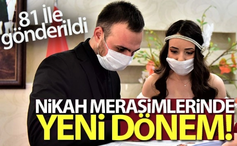 Nikah Merasimlerinde Uygulanacak Tedbirler' açıklandı