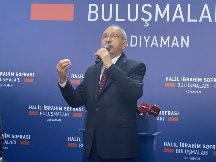 Kılıçdaroğlu, Adıyaman’da vatandaşlarla bayramlaştı