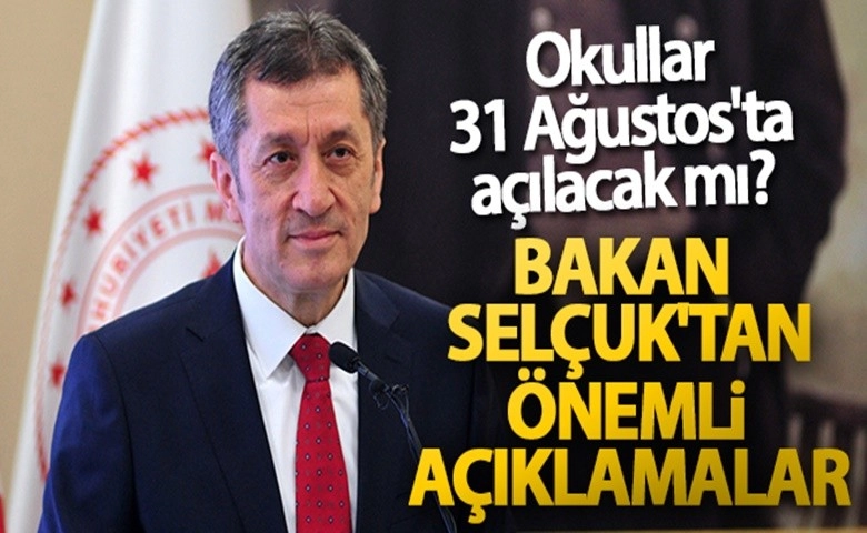 Bakan Selçuk'tan önemli açıklamalar