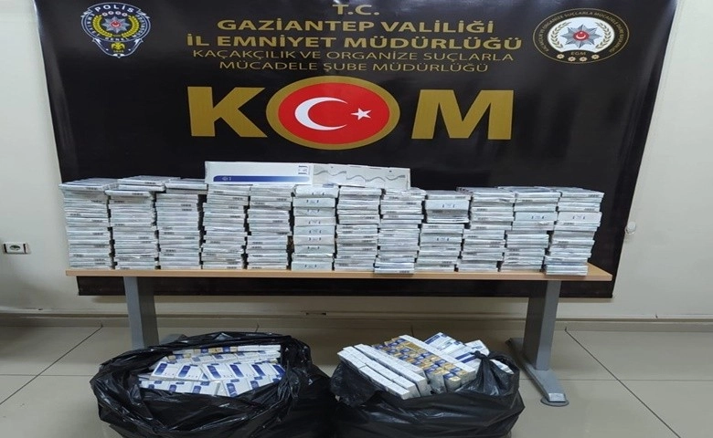 Gaziantep'te 2 bin 30 paket kaçak sigara ele geçirildi 