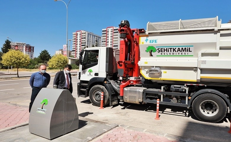 Şehitkamil’de çöpler, yeraltından toplanmaya başlandı  