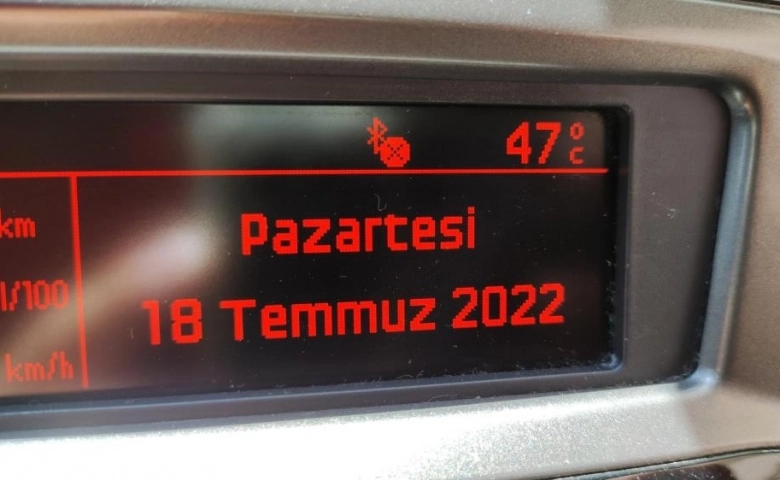 Adana'da termometreler 47 dereceyi gösterdi