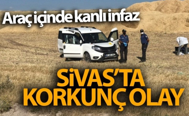 Tartıştığı şahsı araç içinde silahla öldürdü