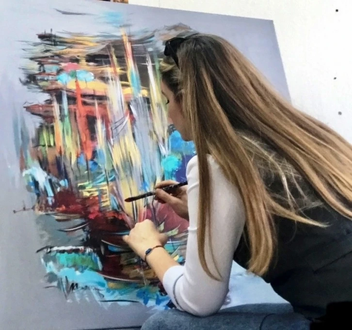 Ressam Leyla Afacan Kodaman, SANKO'da sergi açacak