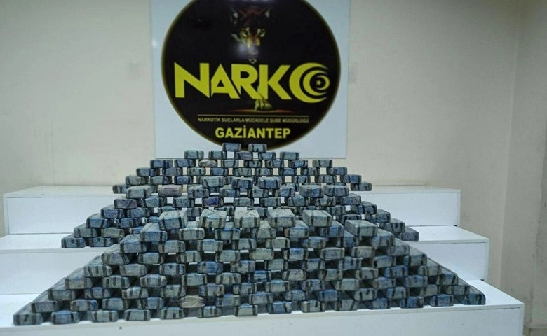 Gaziantep'te 100 kilo eroin ele geçirildi