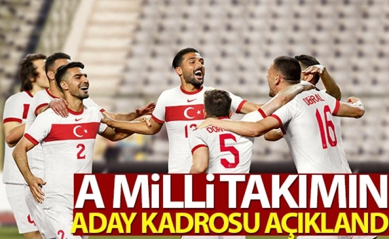 A Milli Takımın aday kadrosu açıklandı