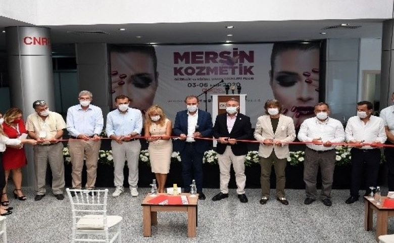 Mersin Kozmetik, Güzellik ve Kişisel Bakım Ürünleri Fuarı açıldı.