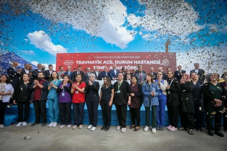 Gaziantep'te Travmatik Acil Durum Hastanesinin temeli atıldı