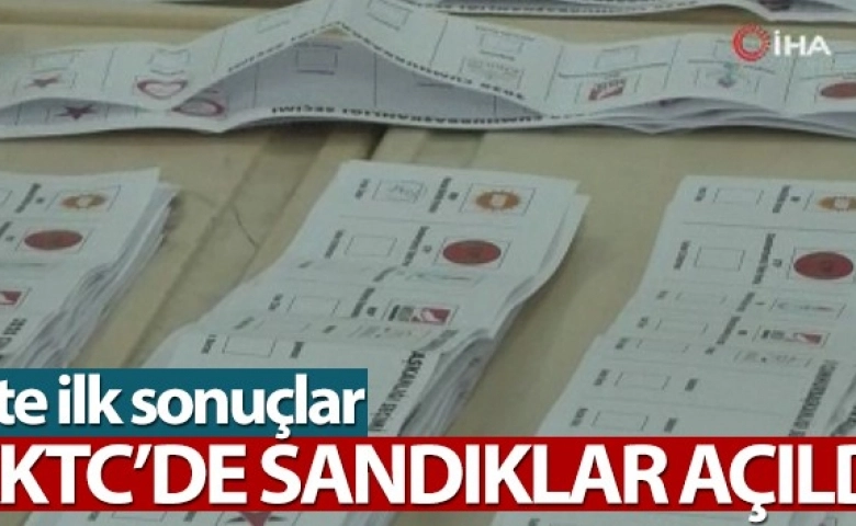 KKTC'de Cumhurbaşkanlığı seçimlerinde ilk sonuçlar