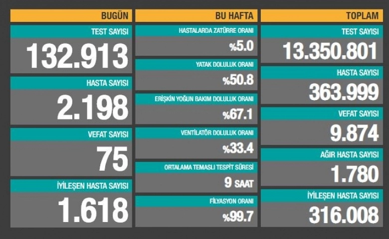 Korona virüslü ağır ve aktif hasta artıyor