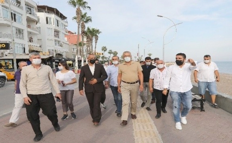 Mezitli'de Viranşehir sahili yeni tasarım ile şehre yeni güzellikler katacak