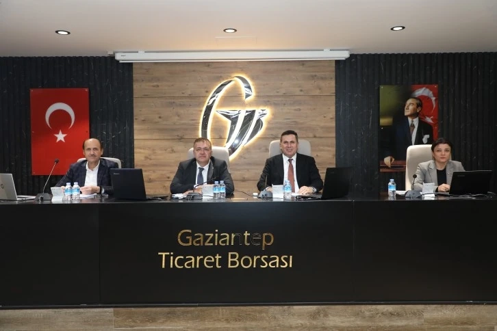 Gaziantep Ticaret Borsası meclisİ toplandı, buğday da geçen yılki rekolte bekleniyor