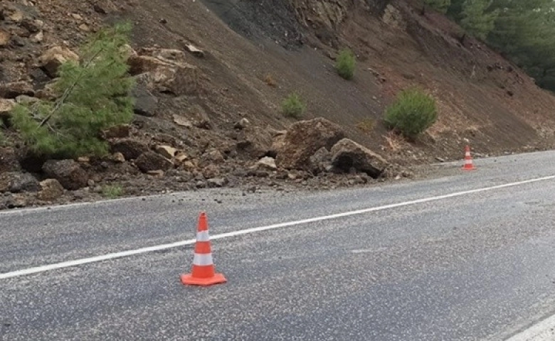 Kahramanmaraş'ta toprak kayması  