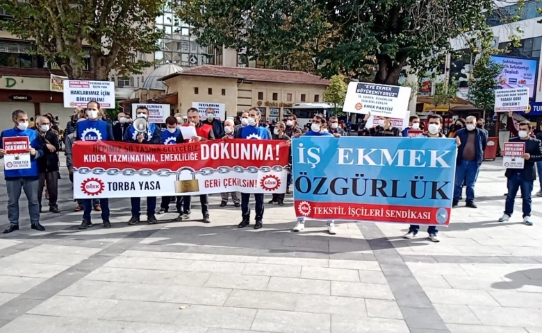 DİSK Tekstil işçileri uyardı; Kıdem tazminatımıza dokunmayın!