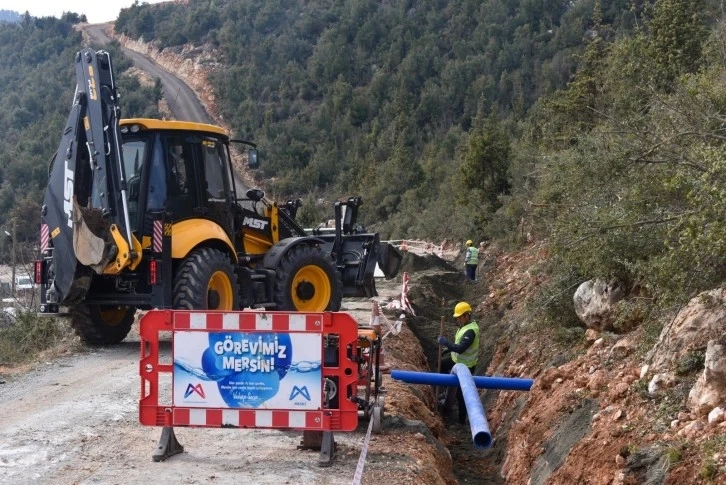 Mersin'de içme suyu çalışmalarına devam ediyor