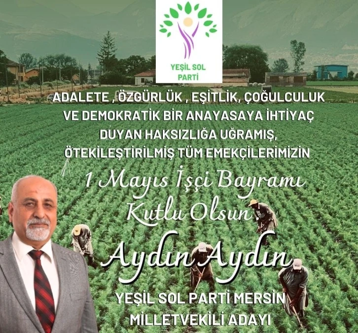 Aydın Aydın Yeşil Sol Parti Milletvekili Adayı