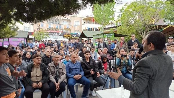 Antep’te Yeşil Sol Parti adayları ve EMEP Genel Başkanı halkla buluştu