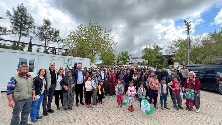 Yeşil Sol Parti Mersin adayı Bozan, Adıyaman’da hemşerileri ile buluştu