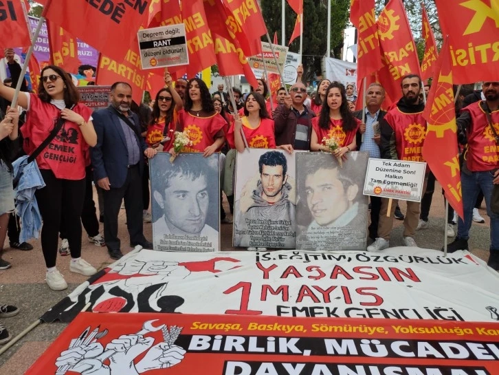 Gaziantep’te 1 Mayıs'ta emek güçleri faşizme karşı birlik mesajı verdi