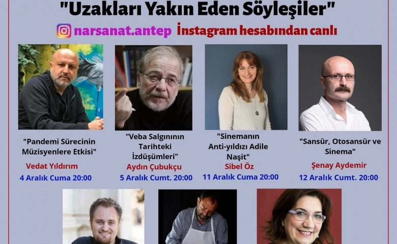 Nar Sanat etkinliği;  Uzakları Yakın Eden Söyleşiler