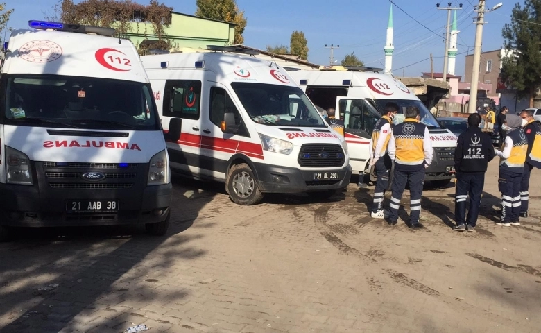 Diyarbakır’da kısıtlama saatinde taşlı sopalı ev bastılar