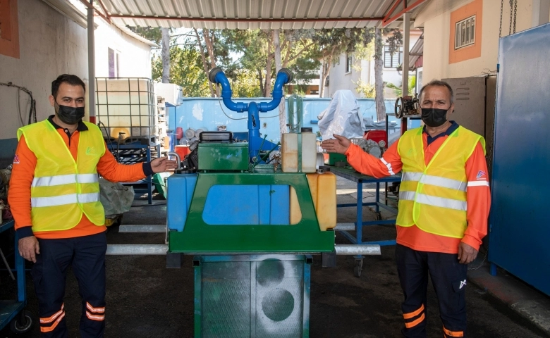 Mersin Büyükşehir Belediyesi bozuk ekipmanları çöpe atmıyor