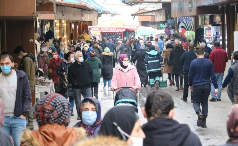 Gaziantep'te çarşıdaki görüntü korkuttu