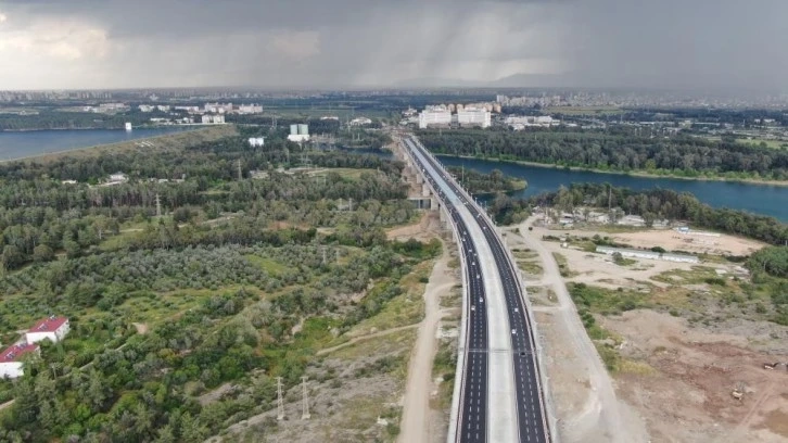 Türkiye'nin en uzun 4'üncü köprüsü Adana'da 