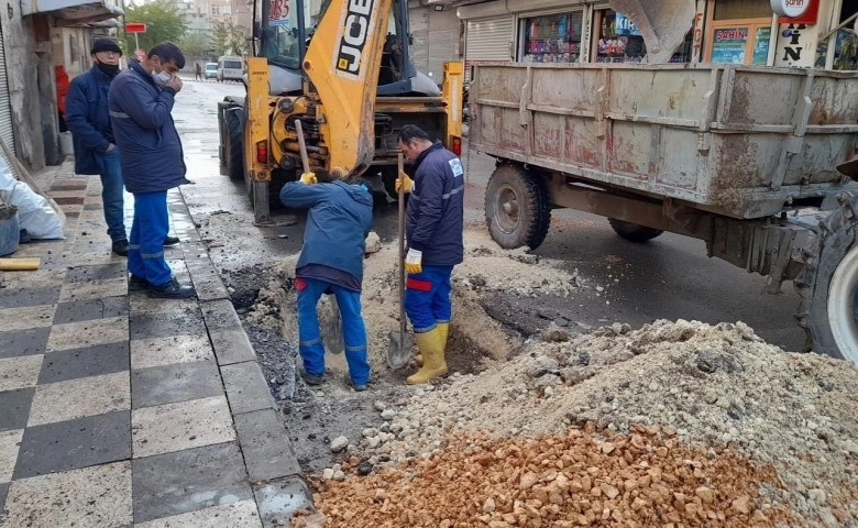 Kilis Belediyesin'den arızalara anında müdahale