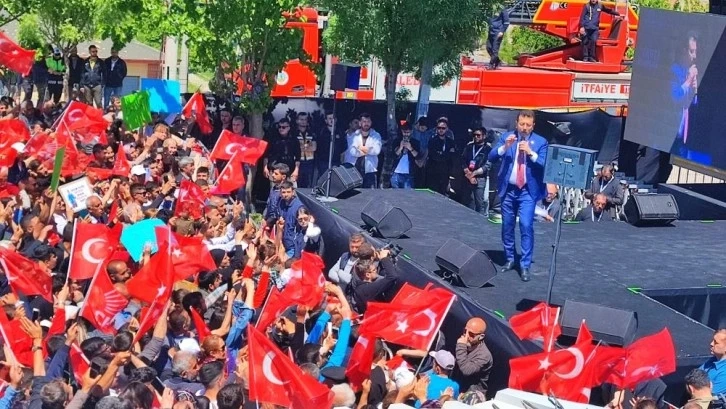 İmamoğlu: Kahta'da "Siyaseti samimiyetle, ortak akılla yapacağız"dedi