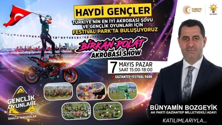 Gaziantep'te Gençlik Oyunları, Festival Park'ta yapılacak