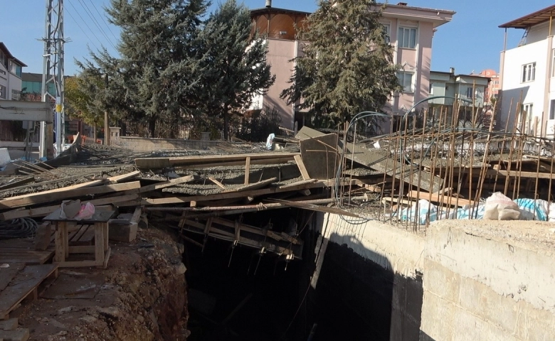 Gaziantep’te son dakika; İnşaat çöktü iki işçi yaralandı