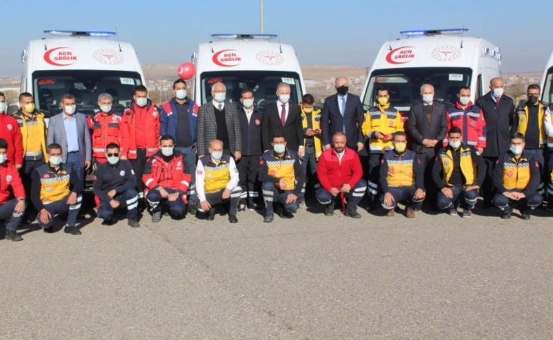 Sağlık Bakanlığı Tarafından Gaziantep'te 38 yeni ambulans